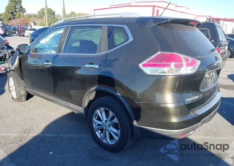 2016 Nissan Rogue Sv z USA, uszkodzony, nr VIN KNMAT2MT4GP635073